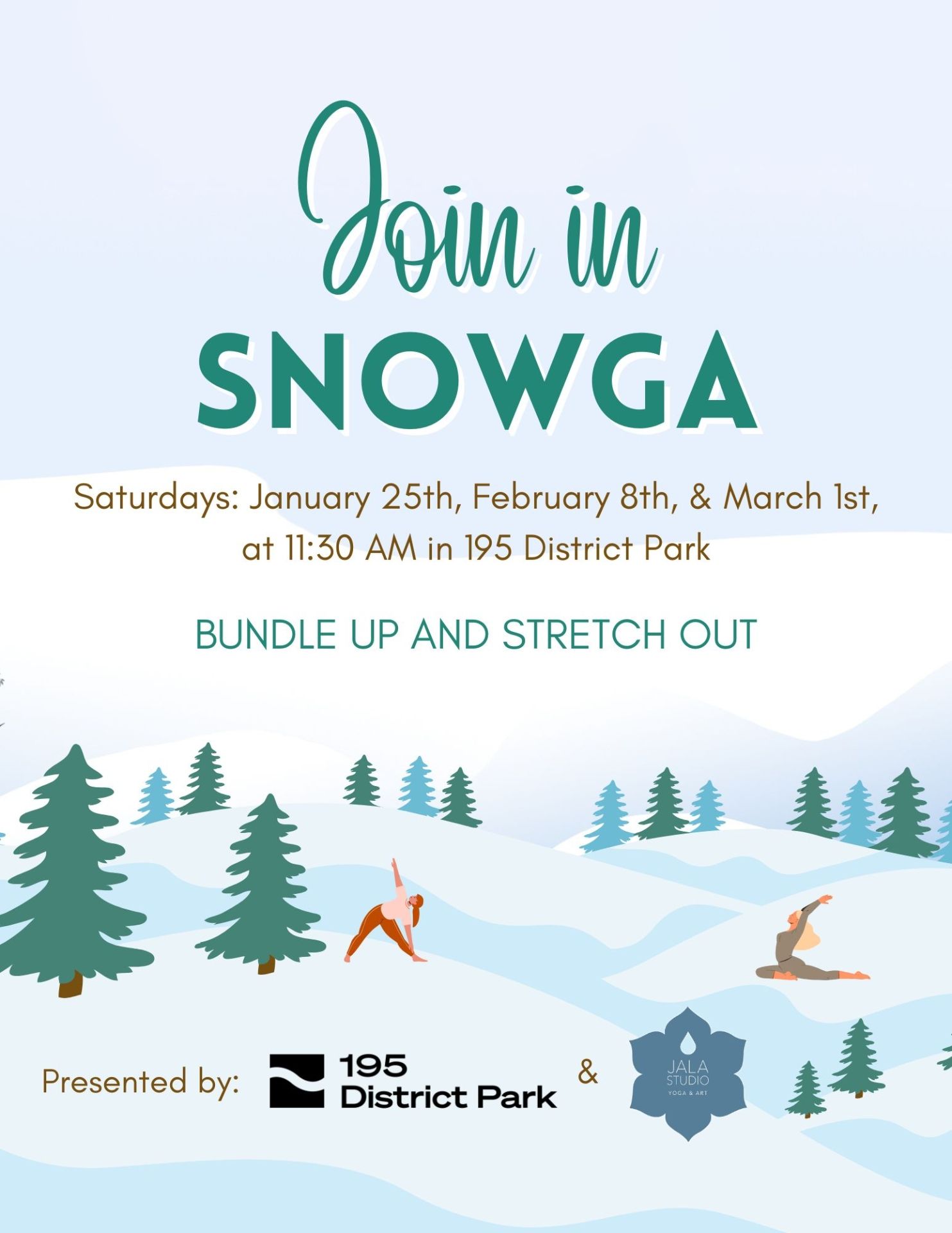 Snowga: An Outdoor Winter Yoga Class